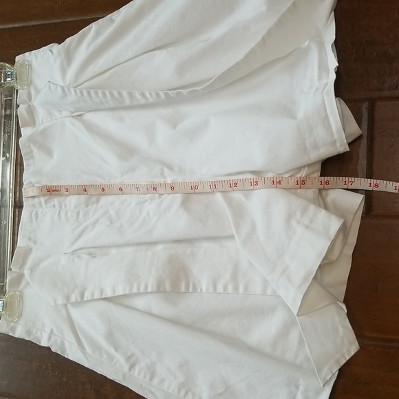 Alex Marie Womens White High Waist Pleated Dressey Lined Shorts Size 6 - Picture 8 of 12